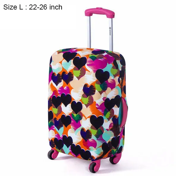 suitcase covers luggage cover protector elastic dustproof cover protection on luggage with spandex fabric fashion design