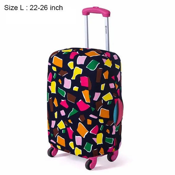 suitcase covers luggage cover protector elastic dustproof cover protection on luggage with spandex fabric fashion design