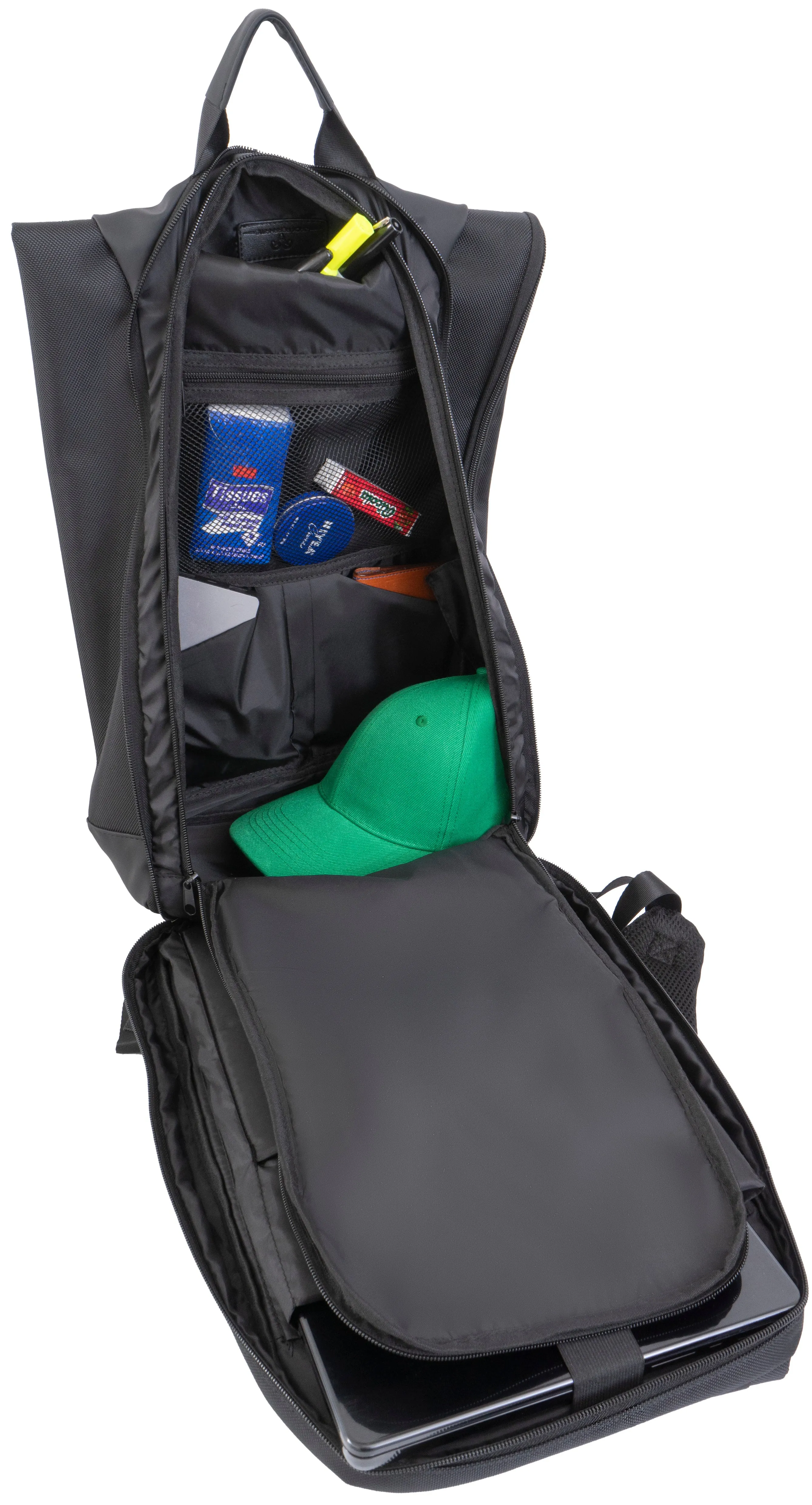 The Dayton | 18-In 1690D Workbook Backpack with Multi Laptop Sleeves