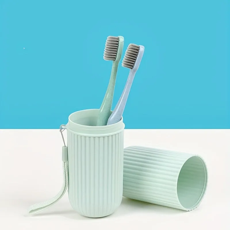 Travel Toothbrush Holder Portable Wash Cup for OntheGo Hygiene