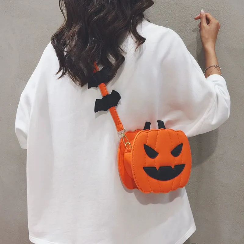 Trendy Halloween Pumpkin  Crossbody Purse