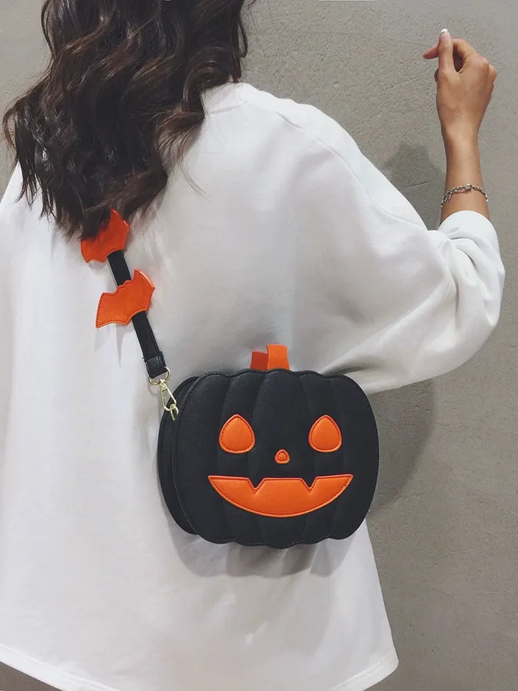 Trendy Halloween Pumpkin  Crossbody Purse