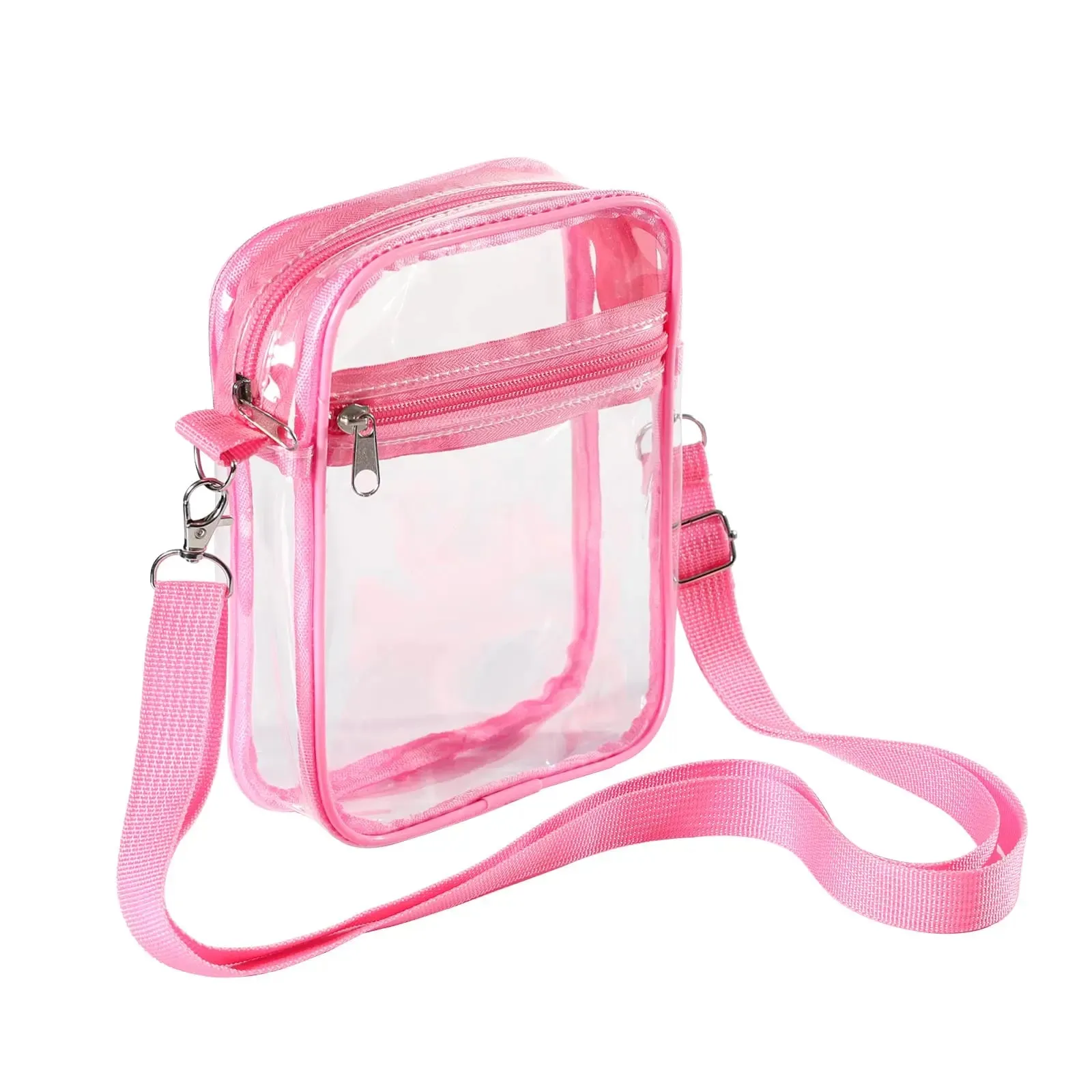 Trendy Transparent Casual Crossbody Handbag