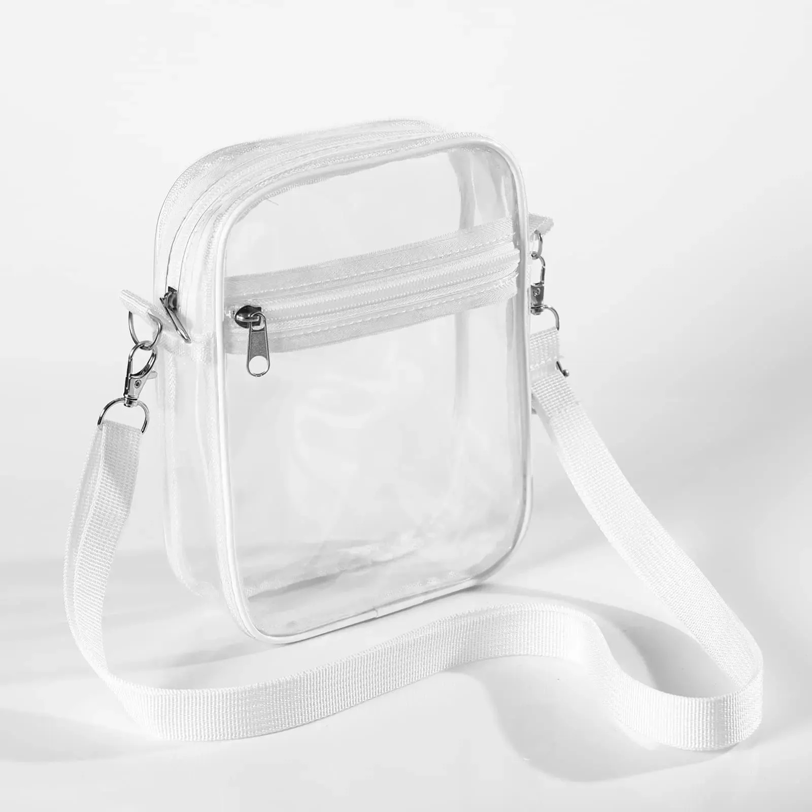 Trendy Transparent Casual Crossbody Handbag