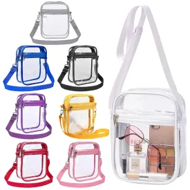 Trendy Transparent Casual Crossbody Handbag