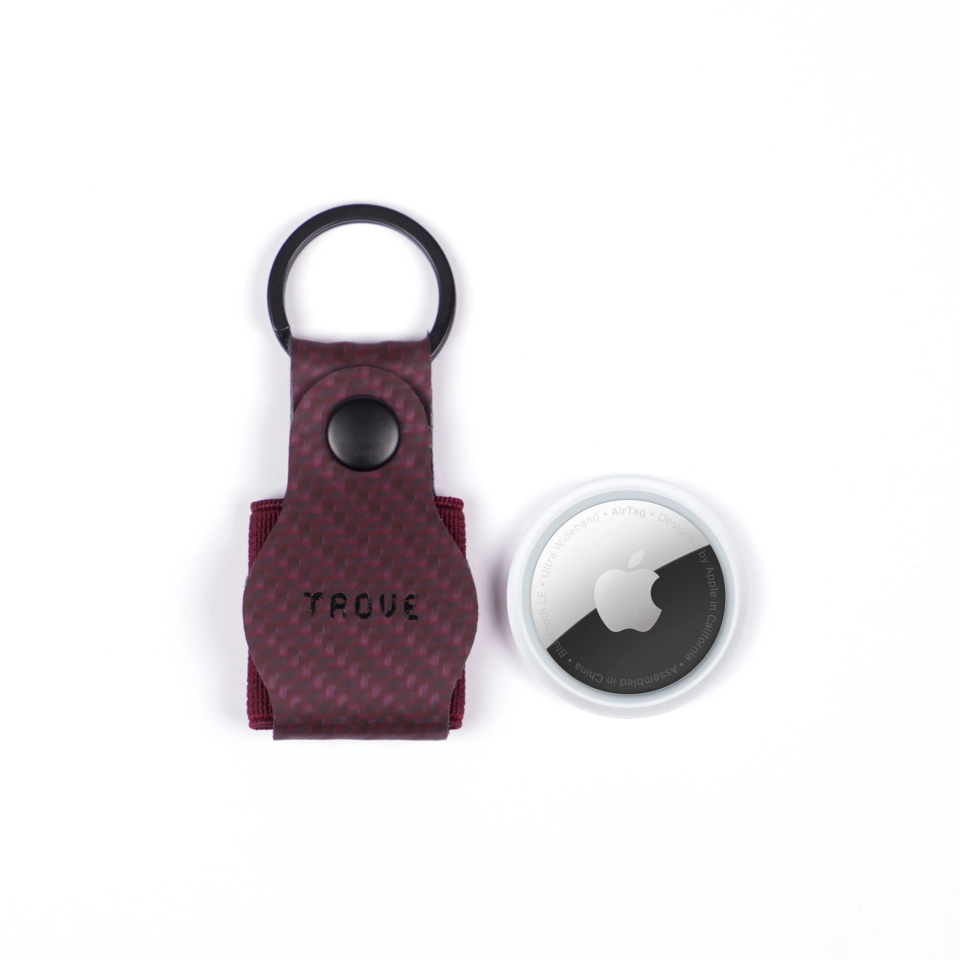 TROVE Tag Tote: Red Carbon Fibre