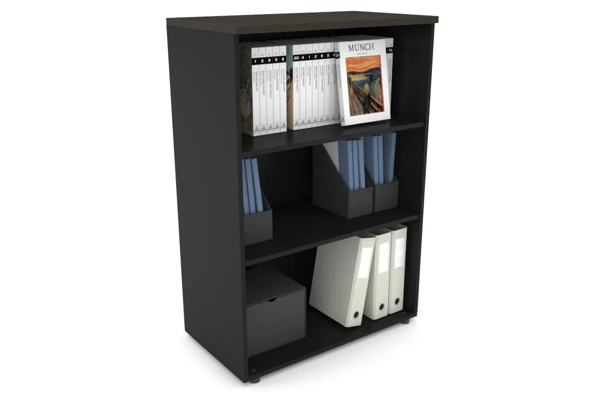 Uniform Medium Open Bookcase [800W x 1170H x 450D]