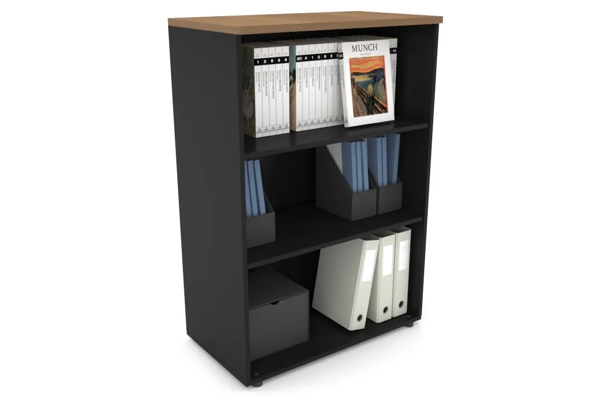 Uniform Medium Open Bookcase [800W x 1170H x 450D]