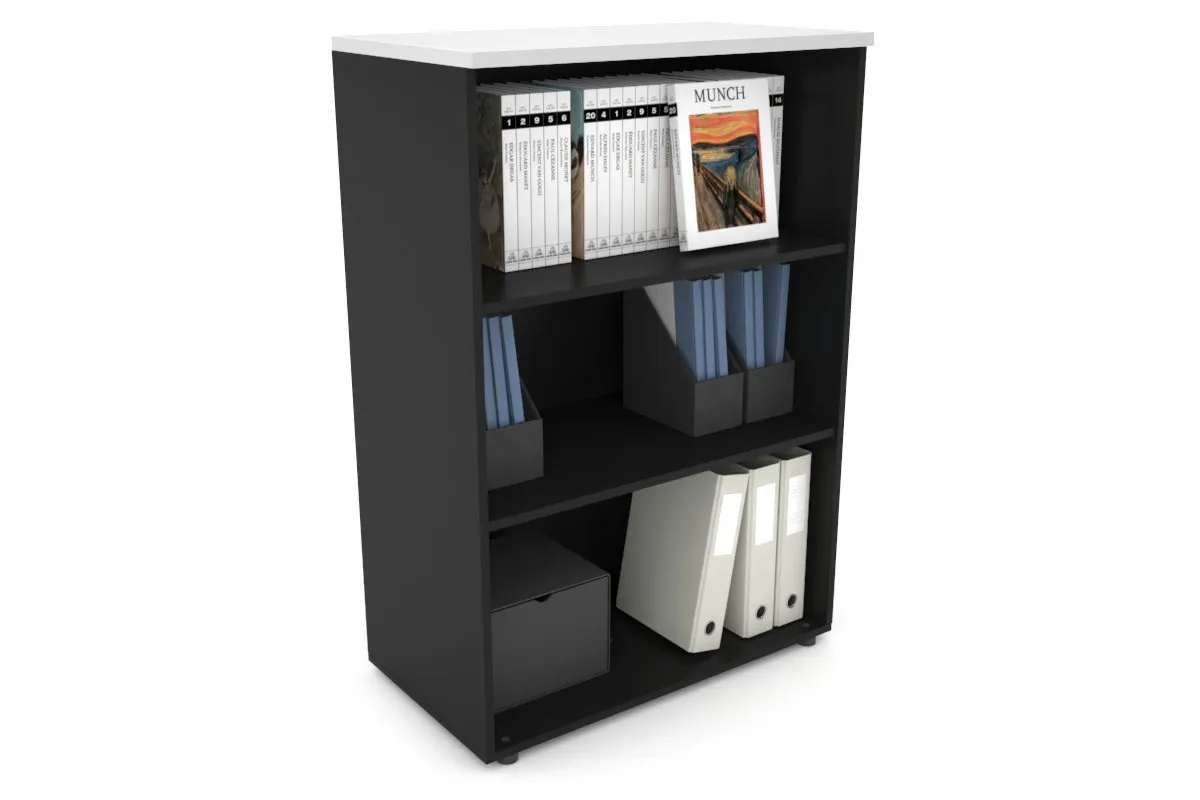 Uniform Medium Open Bookcase [800W x 1170H x 450D]