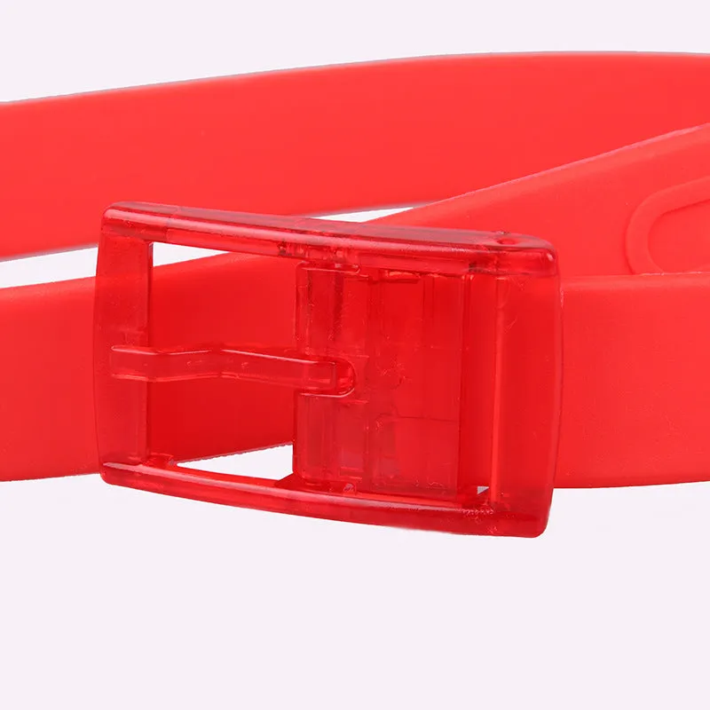 Unisex Belt Plastic Buckle Candy Color Metal-Free Fragrant Belt