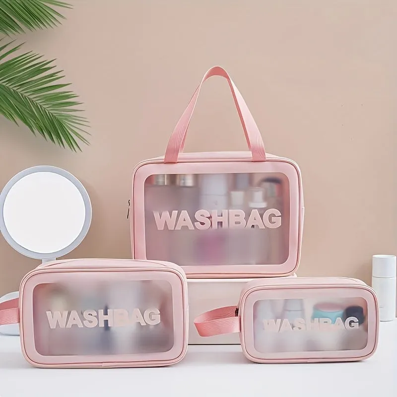 Waterproof Portable Cosmetic Bag Organize Travel  Stay Stylish