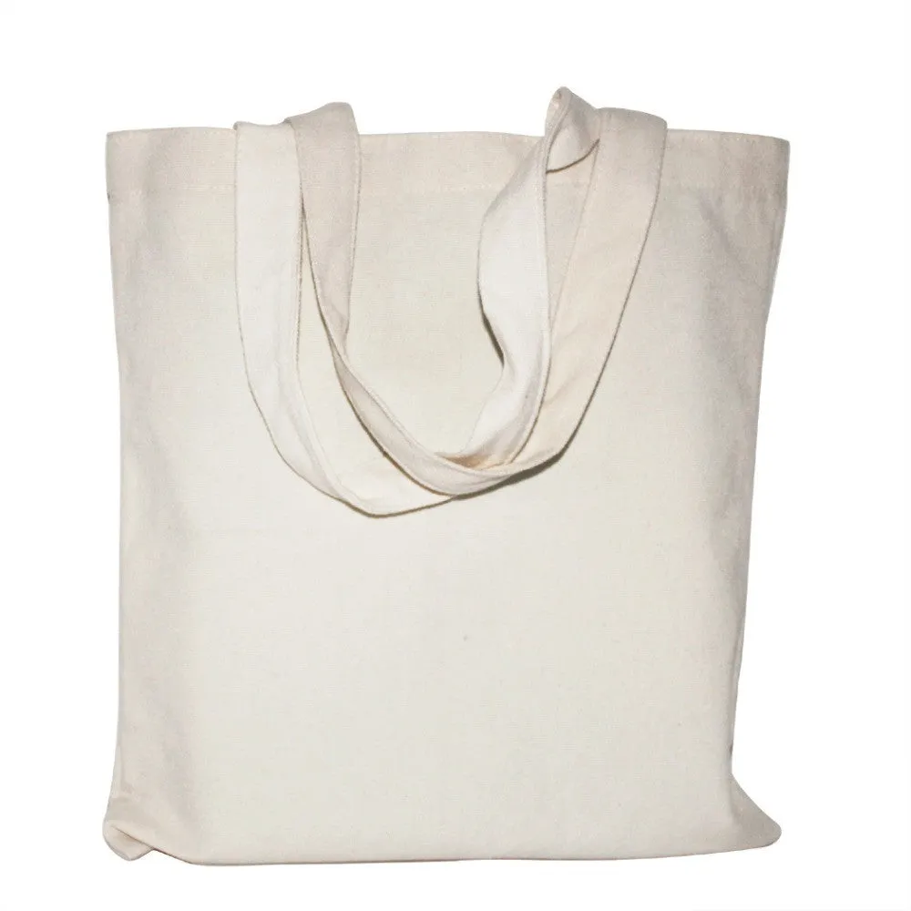 White /Black 2 Color Canvas Shopping Bag Foldable Reusable Grocery Bags Cotton Fabric Eco Tote Bag Wholesale