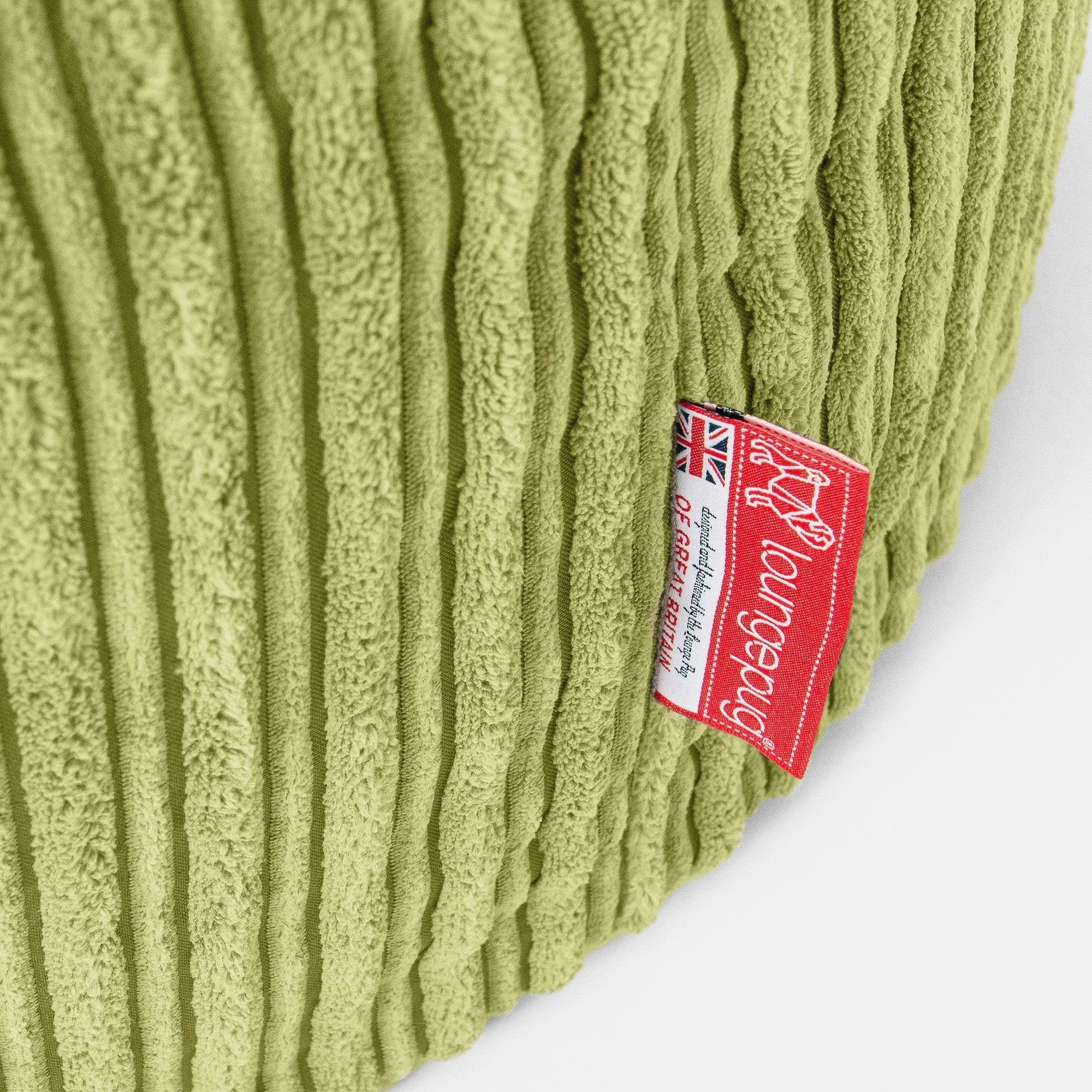 XL Pillow Beanbag - Cord Lime Green